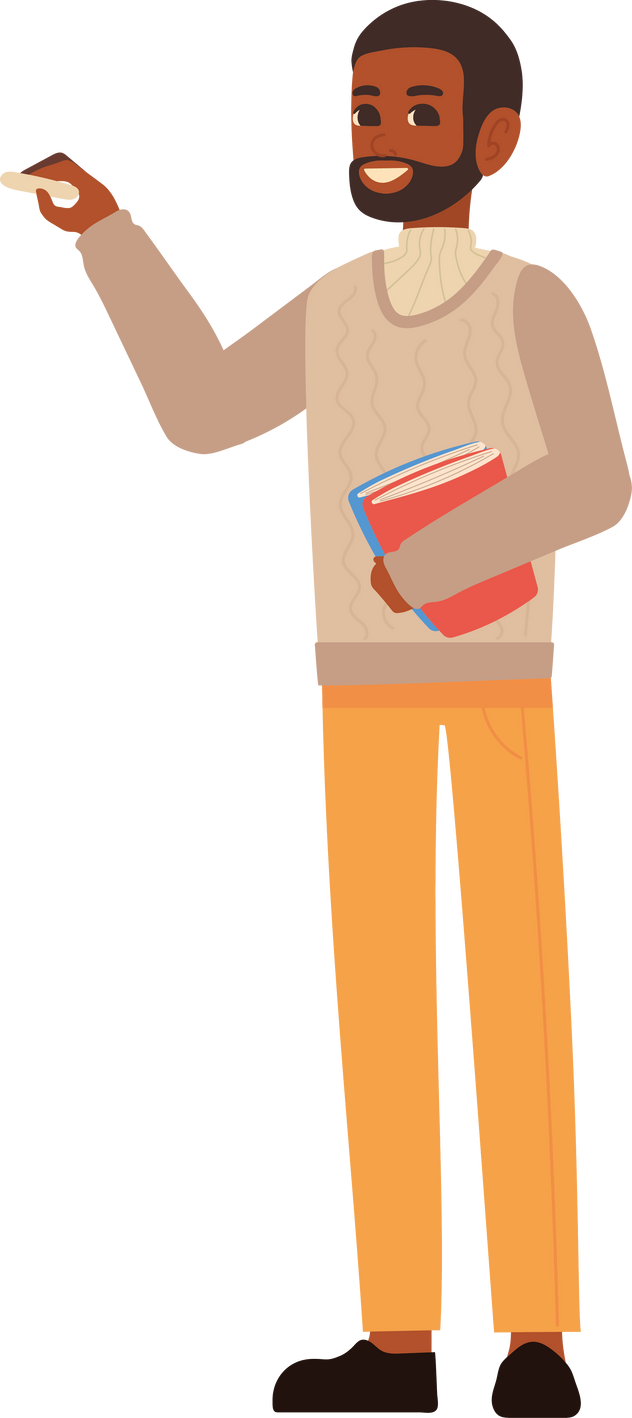 Male Teacher Illustration