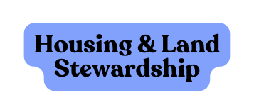 Housing Land Stewardship